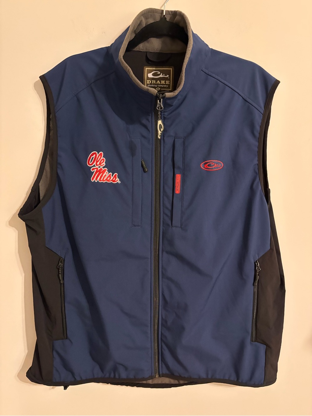 Drake Waterfowl Ole Miss Windproof Layering Vest